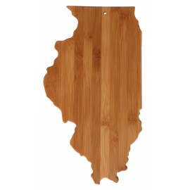 Personalized Illinois State Cutting & Serving Board