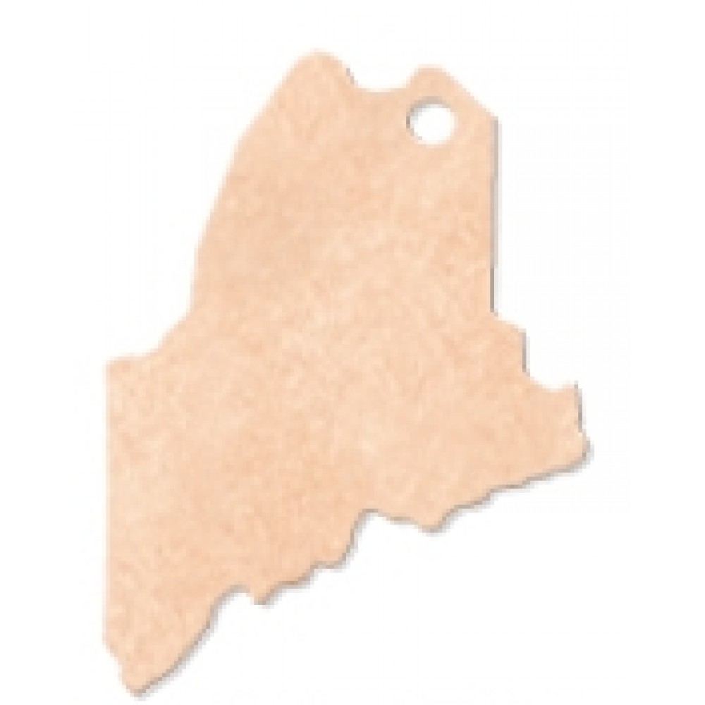 14.75" x 10.25" Epicurean Maine Shaped Cutting Board Custom Imprinted 14.75" x 10.25" Epicurean Maine Shaped Cutting Board Custom Imprinted