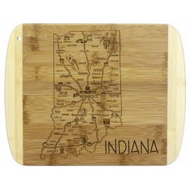 A Slice of Life Indiana Serving & Cutting Board with Logo