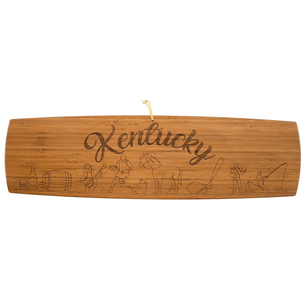 Kentucky State Charcuterie Board with Logo