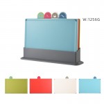 4-pieces Plastic Cutting Boards with Logo
