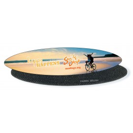 Surfboard Shaped Nail File w/Lint Remover with Logo  Surfboard Shaped Nail File w/Lint Remover with Logo