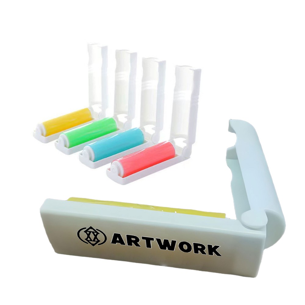 Mini Foldable Washable Portable Clothes And Pet Hair Remover Logo Branded