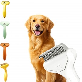 Dog Brush For Shedding Pet Grooming Comb Deshedding Rake Custom Printed