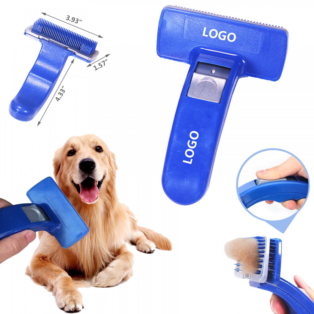 Pet Hair Comb Dog Brush with Logo