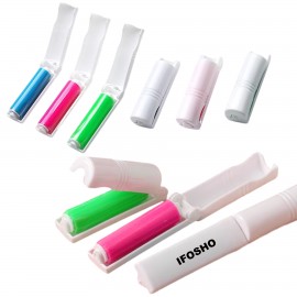 Custom Printed Reusable Washable Sticky Mini Travel Lint Roller Travel Size