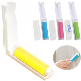 Mini Plastic Washable Lint Roller Cleaner Custom Printed