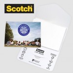 Scotch Custom Full Graphic Cover Printed Lint Sheets Pocket Pack (3"x4") with Logo