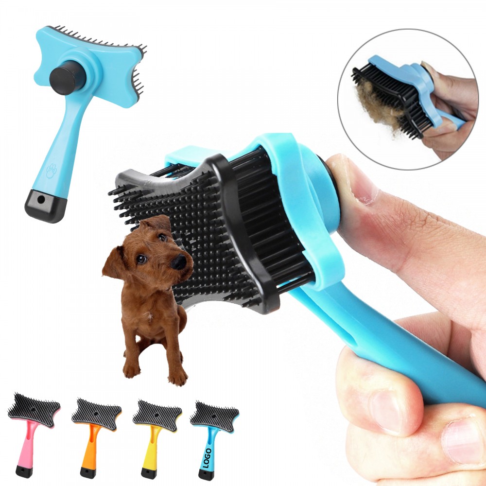 Logo Branded Pet Comb Dog Brush