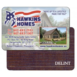 Credit Card Nail File W/Lint Remover with Logo