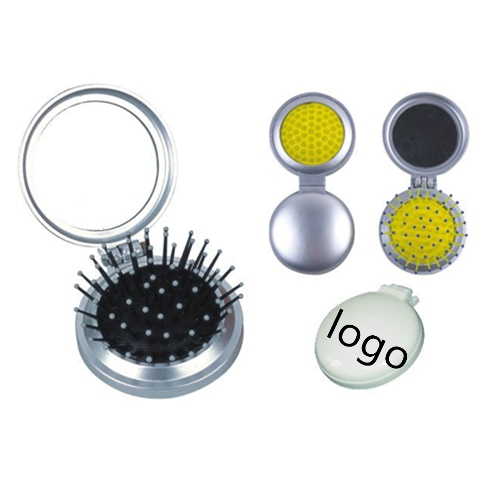 Brush And Mirror In 1 with Logo