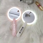 Custom Printed USB charging LED Mirror with Swivel Handle