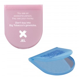 Arched Compact Mirror with Logo  Arched Compact Mirror with Logo