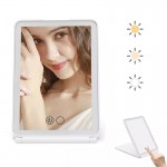 Personalized Foldable Rechargeable Mirror W/ Led Light