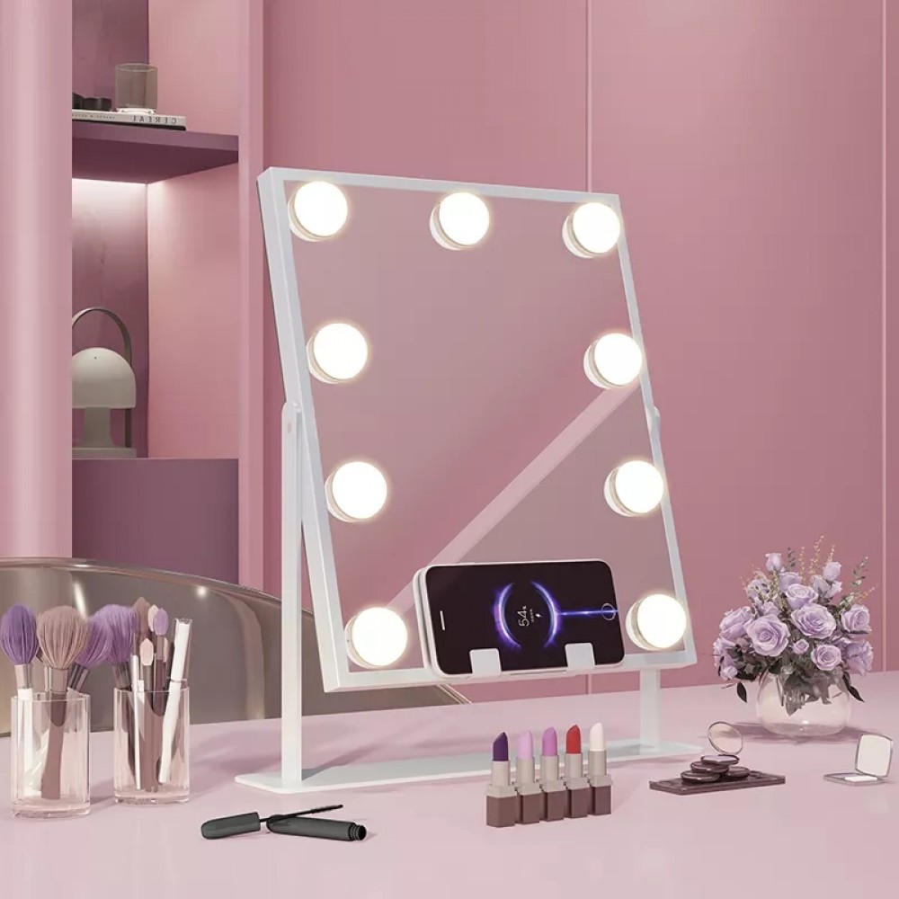 Logo Branded Wireless Charging Makeup Mirror
