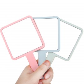 Square Handheld Mirror with Logo