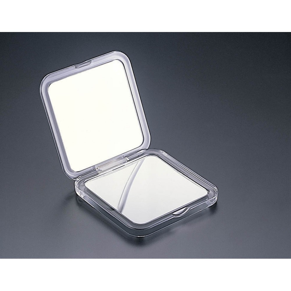 Logo Branded 5x Square Pocket Mirror Logo Branded 5x Square Pocket Mirror