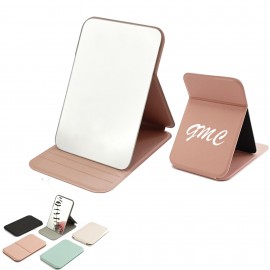 Custom Foldable Leather Mirror  Custom Foldable Leather Mirror