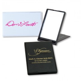 Logo Branded Rectangular Compact Mirror