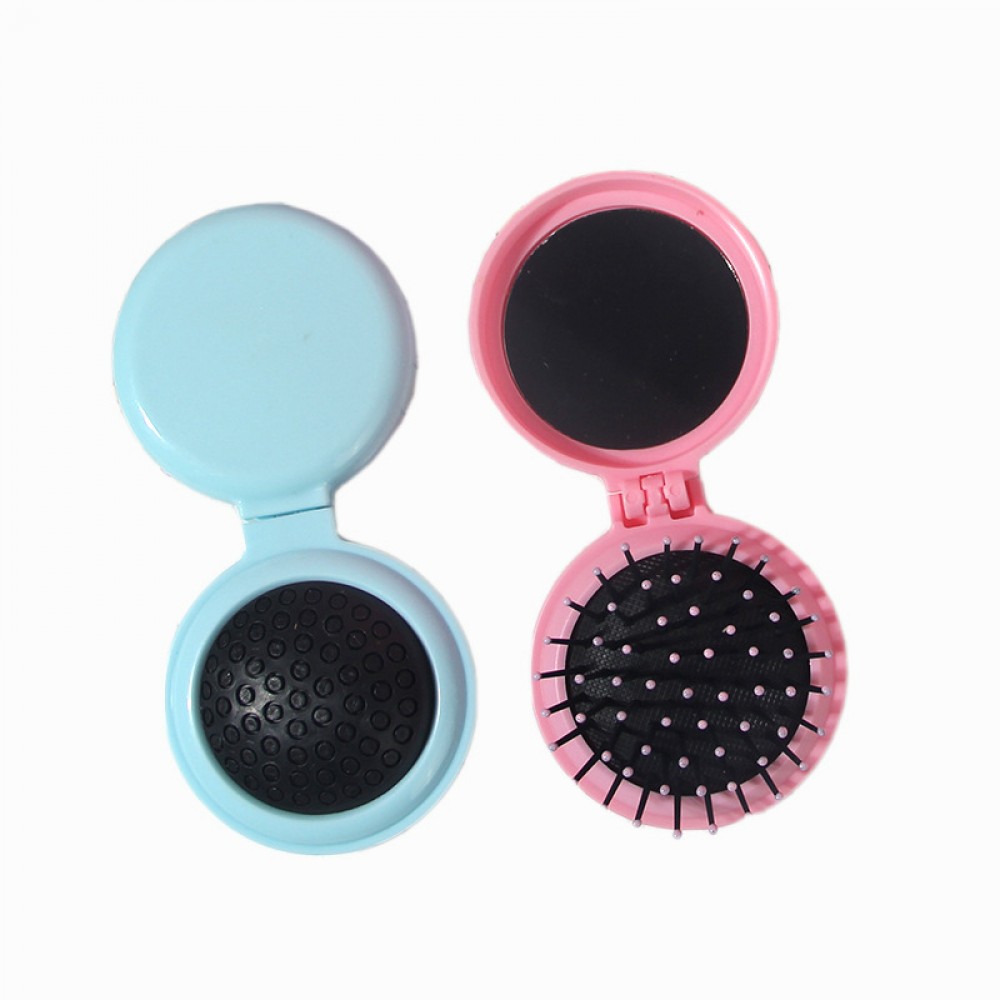 Portable Airbag Comb Hairdressing Mirror with Logo