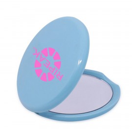 Folded Circle Mirror Custom Printed