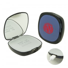 Promotional 2in1 Mirror Powerbank -4000mAh - Black