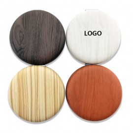 Customized Wood Grain Double-Sided Mirror