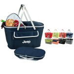 Collapsible Insulated Cooler Basket Custom Imprinted