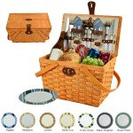 Custom Printed Frisco Picnic Basket For Two