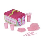 Custom Printed Cutie Pie Butterfly Picnic Set