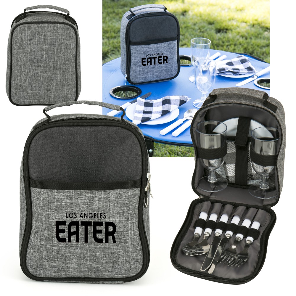 Picnic for Two Mini Tote Custom Imprinted Picnic for Two Mini Tote Custom Imprinted