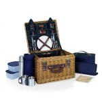 Custom Imprinted Canterbury Luxury Picnic Basket w/Deluxe Service for Two
