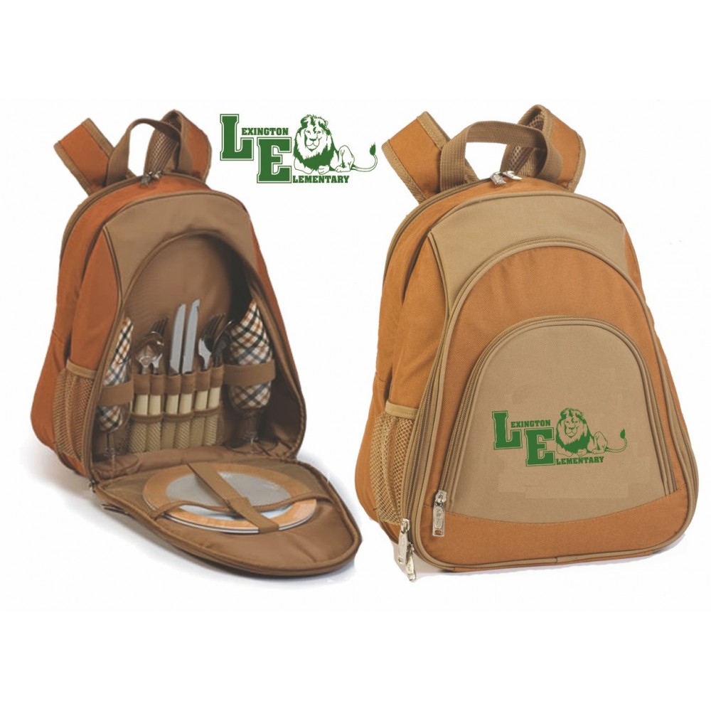 Fairmont 2 Person Backpack Picnic Set Custom Imprinted Fairmont 2 Person Backpack Picnic Set Custom Imprinted