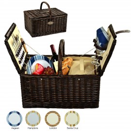 Surrey Picnic basket for Two Logo Branded