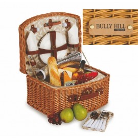 Custom Printed Benton 2 Person Picnic Basket