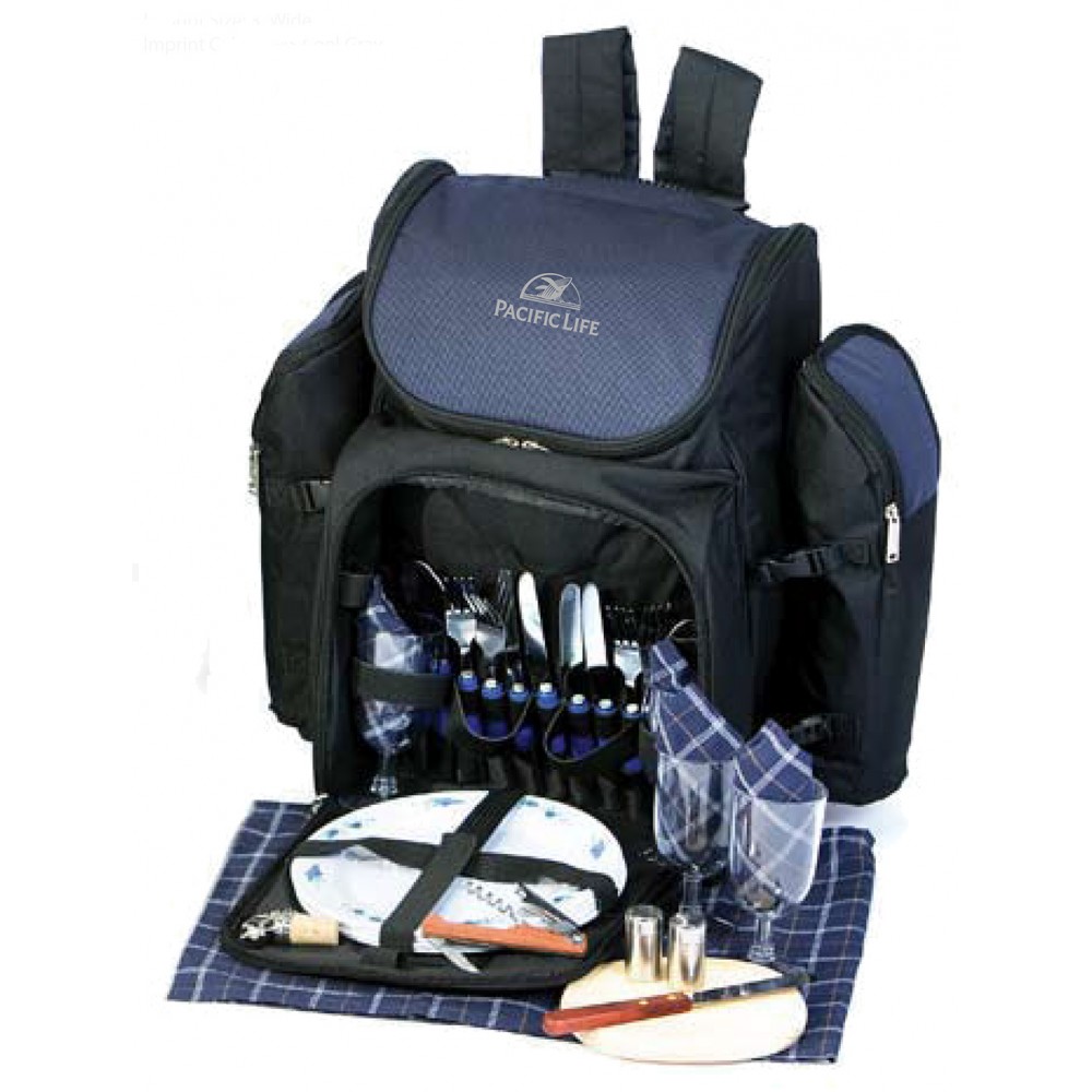 Tandoor Backpack Picnic Set Logo Branded Tandoor Backpack Picnic Set Logo Branded