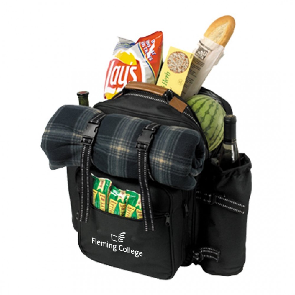 The Ultimate Picnic Set - Black Custom Printed The Ultimate Picnic Set - Black Custom Printed