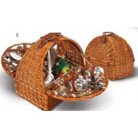 Athertyn 2 Person Willow Picnic Basket Custom Imprinted