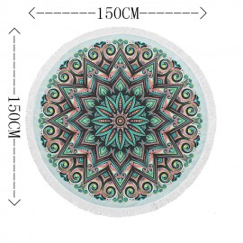 Custom Imprinted Circular Beach Towels