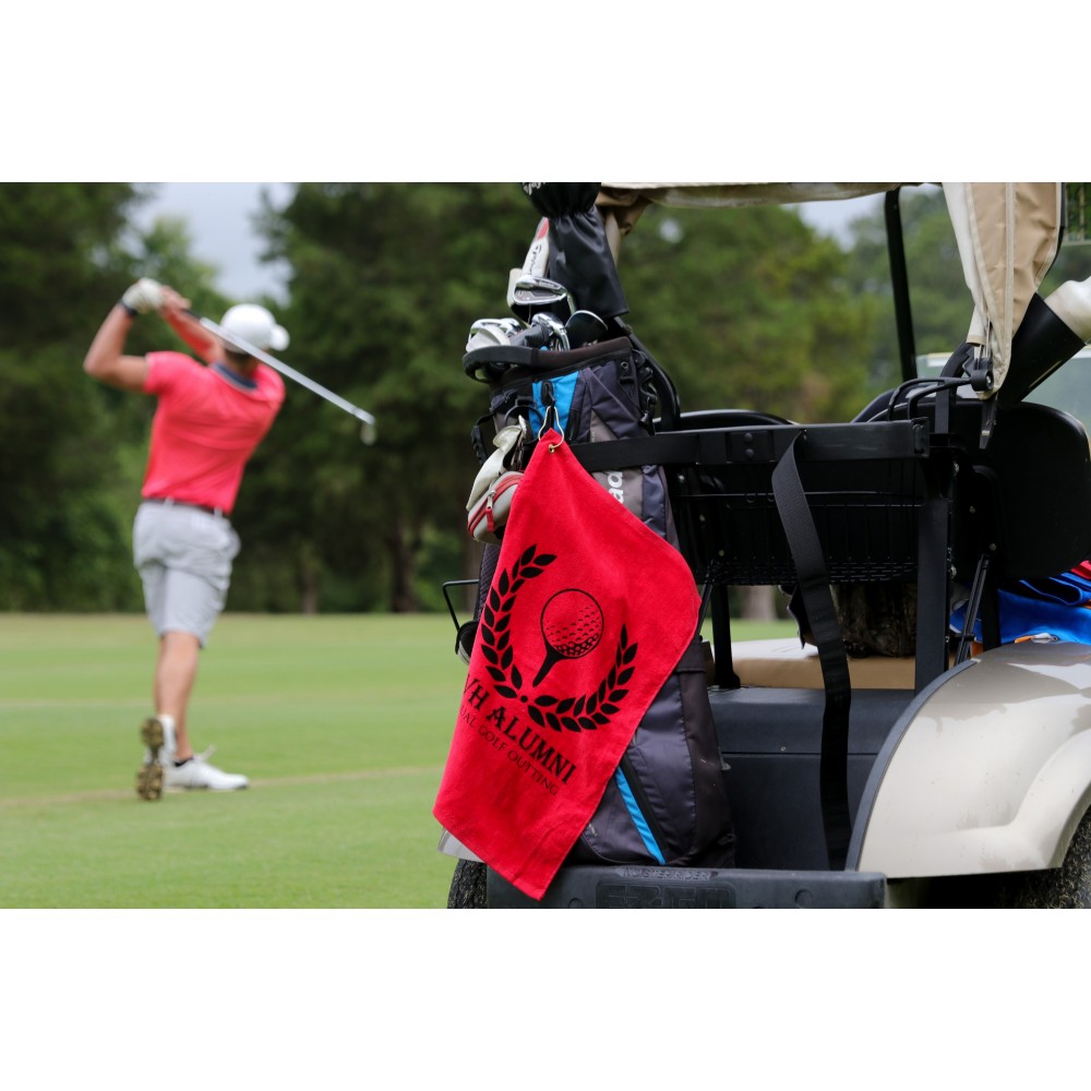 Custom Embroidered Jewel Collection Golf Towel w/ Corner Grommet (Screen Print) Custom Embroidered Jewel Collection Golf Towel w/ Corner Grommet (Screen Print)