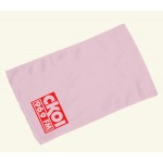 Fingertip Towel Hemmed 11x18 - Light Pink (Imprinted) Custom Printed