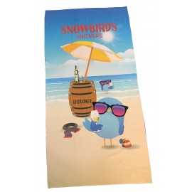 35 x 70 Silk Touch Sublimated Beach Towel - Sublimation Custom Printed