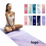 Anti Slippery Sweat Absorbent Yoga Mat Towels Custom Printed