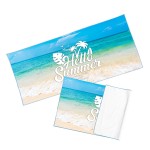 Custom Embroidered Full Color Microfiber Beach Towel - 55 x 28
