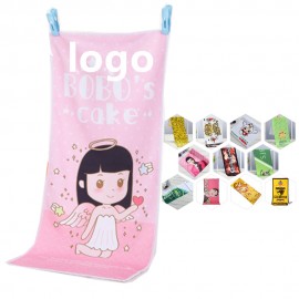 Logo Branded Children Cartoon Micro Fiber Hand Towels