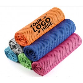 Logo Branded 32"*11" Cooling neck towel  Logo Branded 32"*11" Cooling neck towel