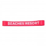 Logo Branded Beach Towel Bands Two Color Wrap Imprint