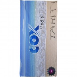Logo Branded 30" x 60" Full Color Beach Towel
