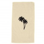 Q-Tees Velour Beach Towel Logo Branded