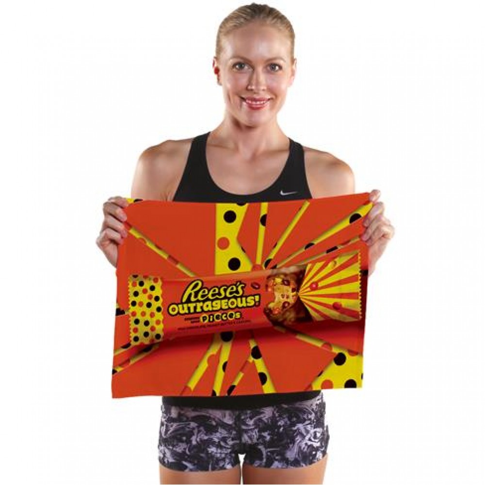 Logo Branded 15" x 18", 1.7 lb., Sublimated Rally Towel Logo Branded 15" x 18", 1.7 lb., Sublimated Rally Towel